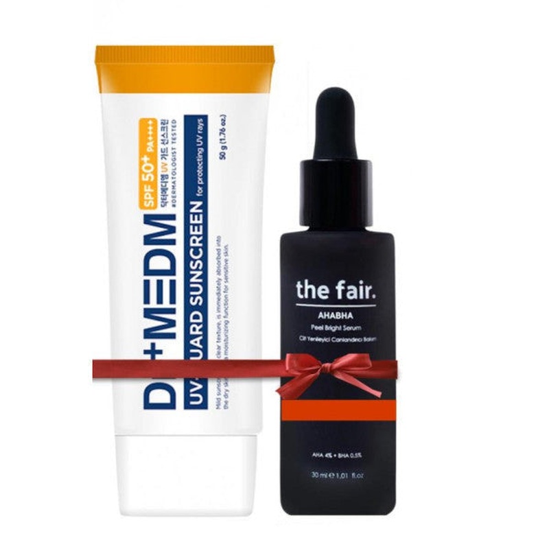 The Fair. Ahabha Purifying Skin Renewal Skin Serum And Dr+Medm 50 Spf Sunscreen Care Set