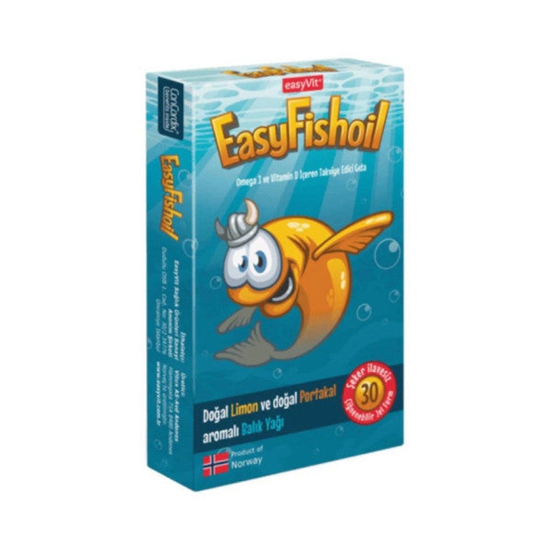 Easy Fish Oil 30 Gel Tablets