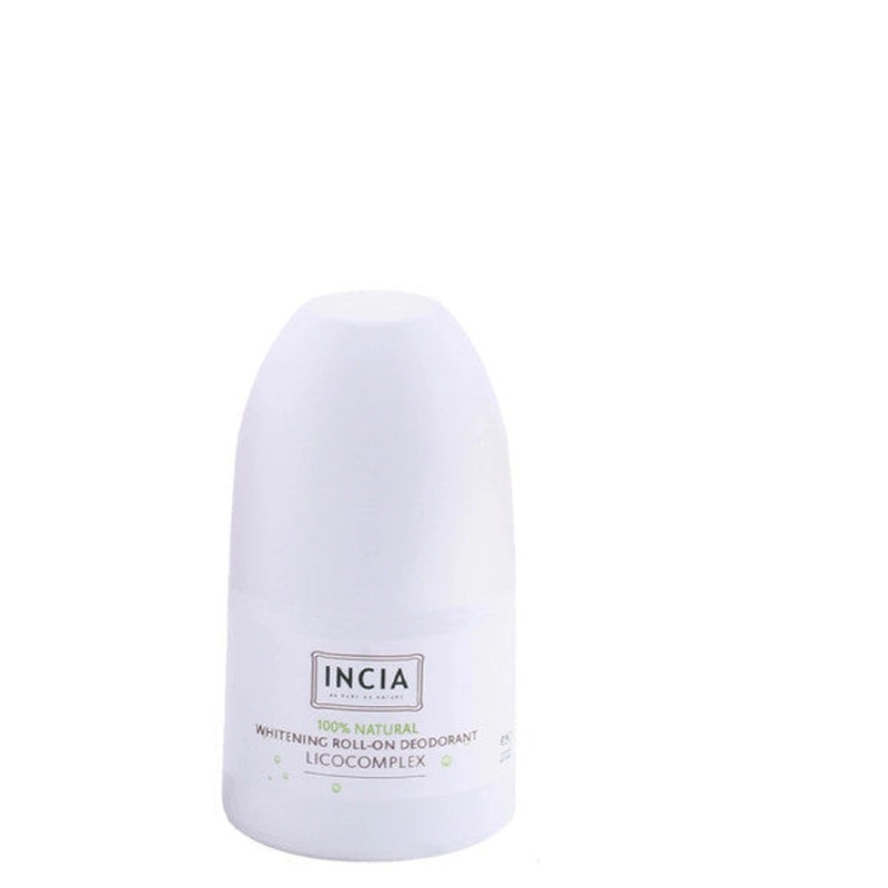 Incia 100% Natural Roll On Deodorant Whitening Anti-Sweat Odor Stainless 50 Ml