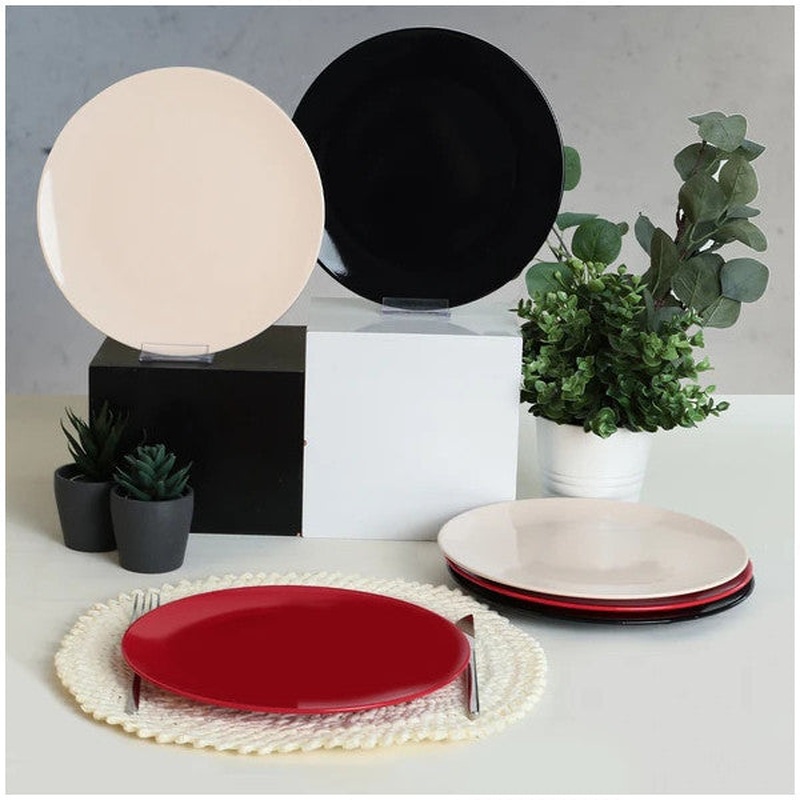 Keramika Noble Delta Serving Plate 26 Cm 6 Pieces 030/509/650