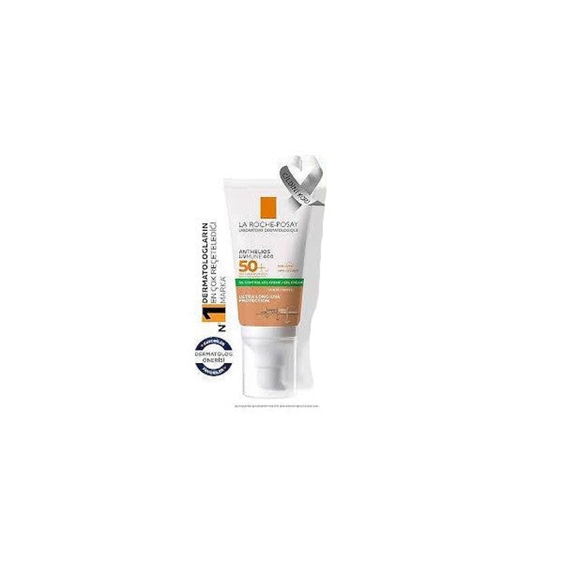 La Roche Posay Anthelios Oil Control Tinted Gel Oily Skin Sunscreen Face Cream Spf50+ 50 Ml