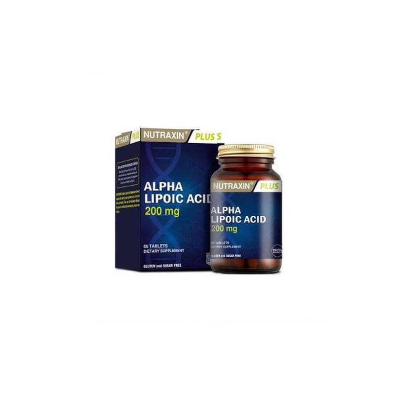 Nutraxin Alpha Lipoic Acid 200 Mg 60 Tablets