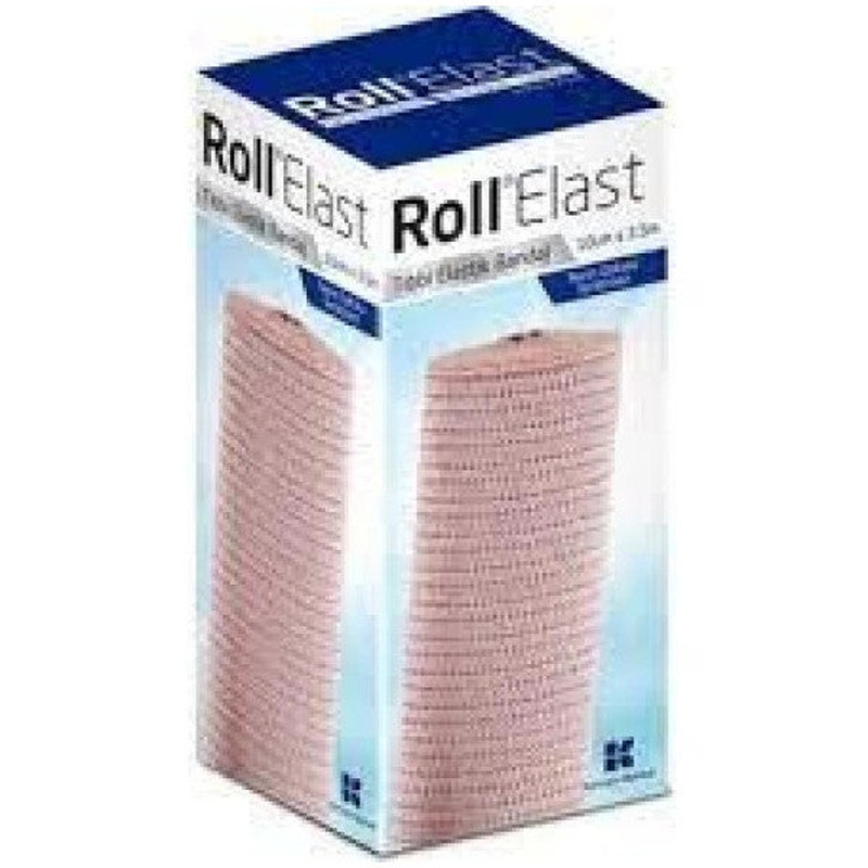 Roll Elast Bandage Skin Color 10 Cm X 3.5M