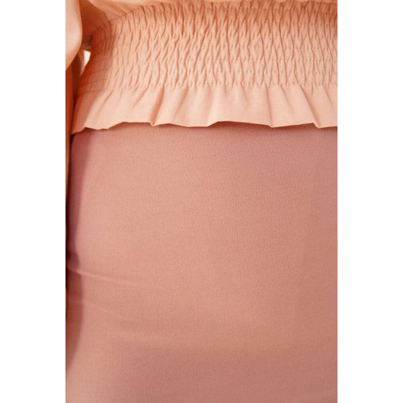 Scuba Pencil Mink Skirt