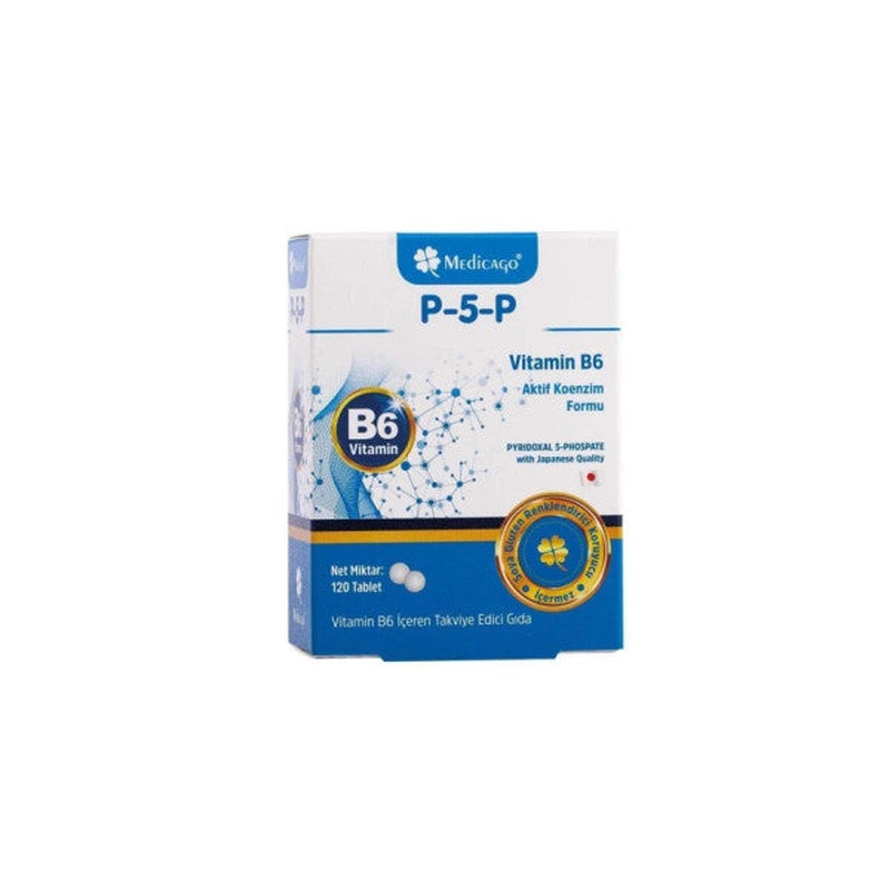 Medicago P-5-P Vitamin B6 120 Tablets