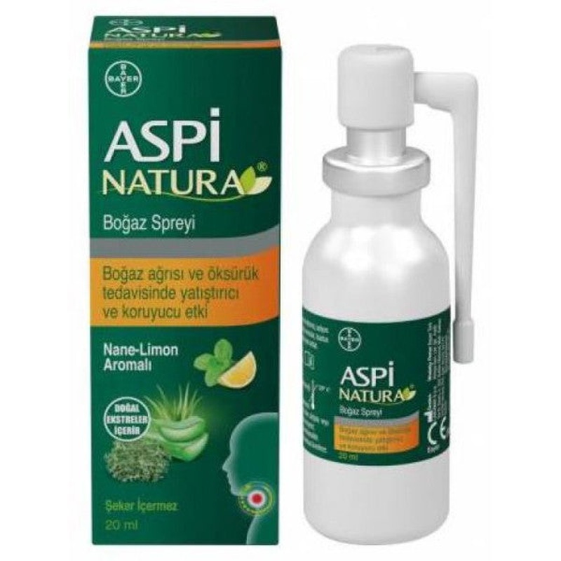 Aspinatura Throat Spray 20Ml | Apricot And Lemon Flavor