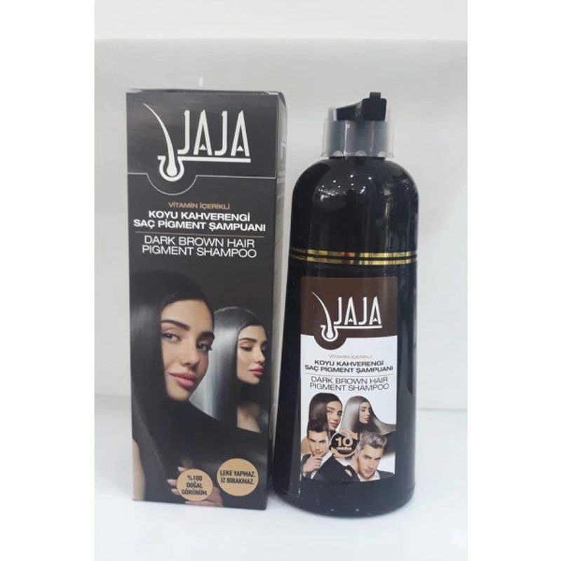 Jaja White Concealer Shampoo Dye 300 Ml - (Dark Brown)