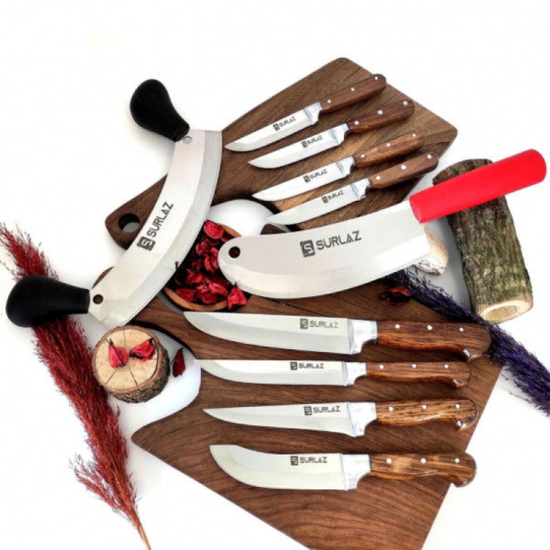 SurLaz 10 Piece Knife Set Pro