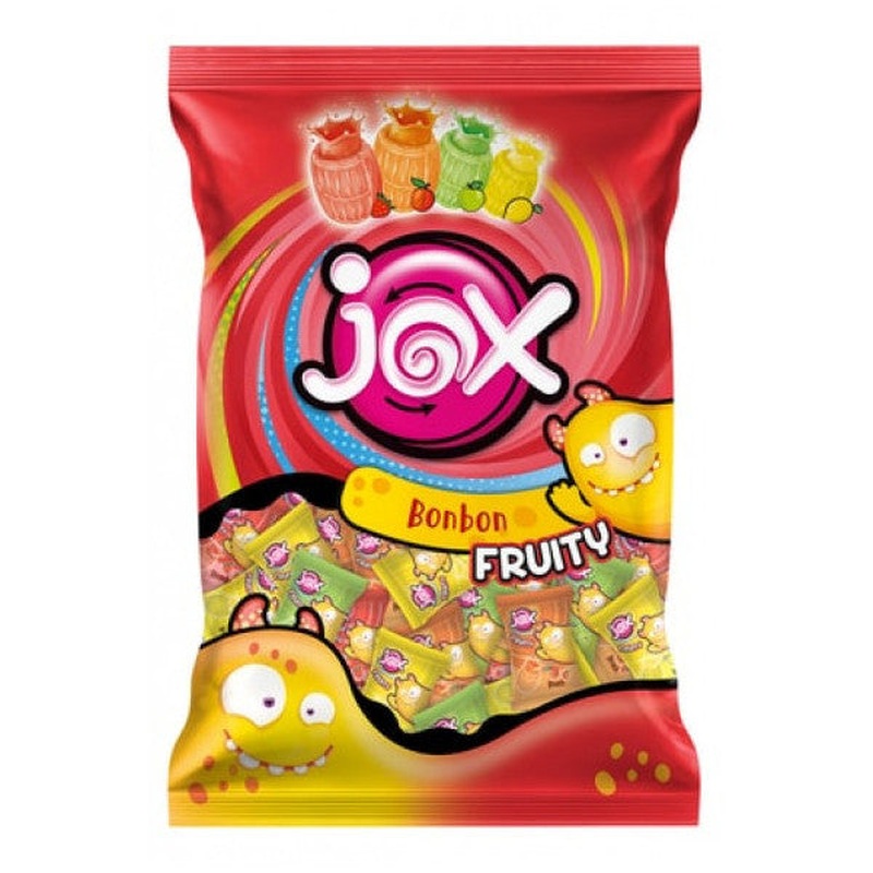 JOX FRUITY Fruit Flavored Liquid Filled Bonbon Candy (5 g x 200 pieces)