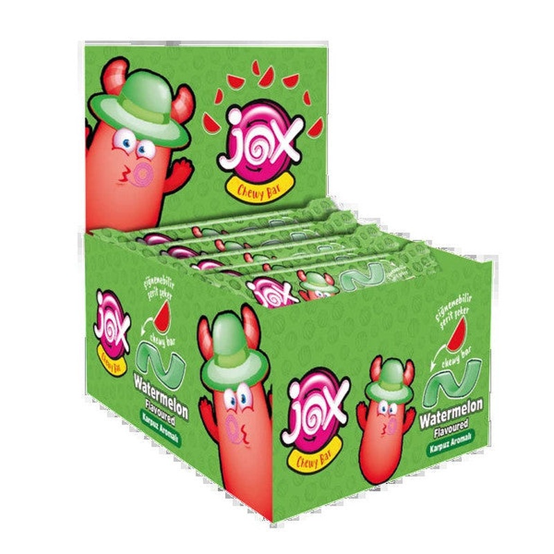 Watermelon Flavored Soft Strip Candy 7 Gr X 60 Pieces/1 Box.
