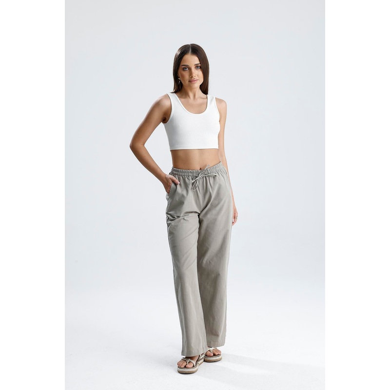25036 Women's Linen Loose Trousers
