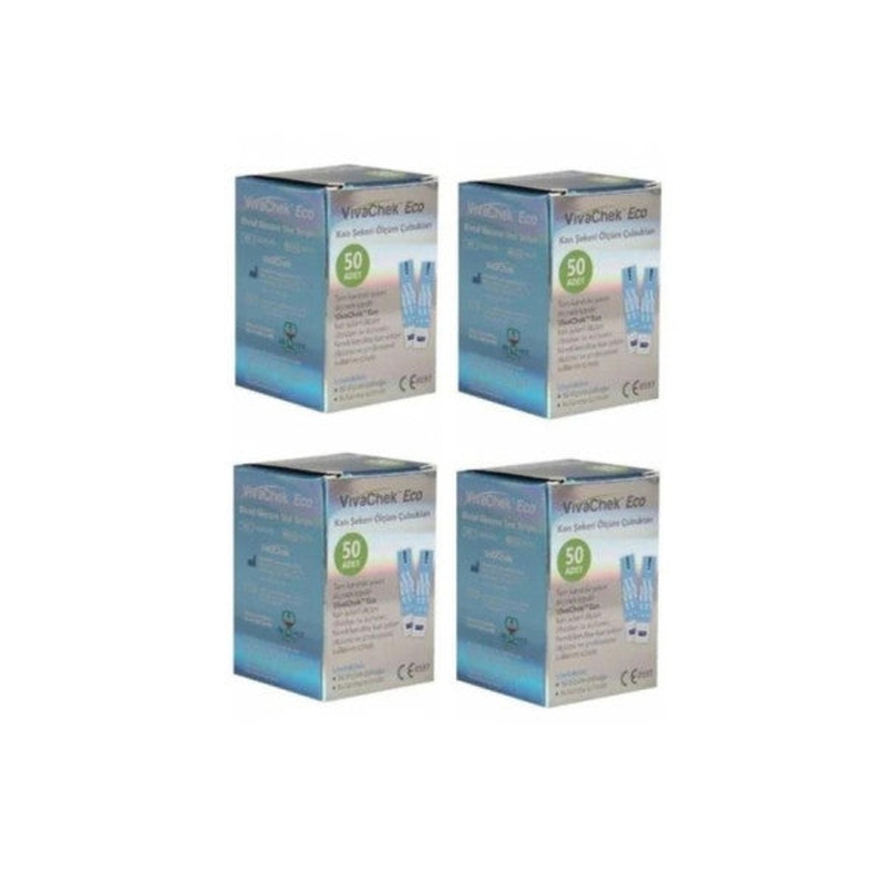 Vivachek Eco Sugar Test Strips 50 Pieces 4-Pack