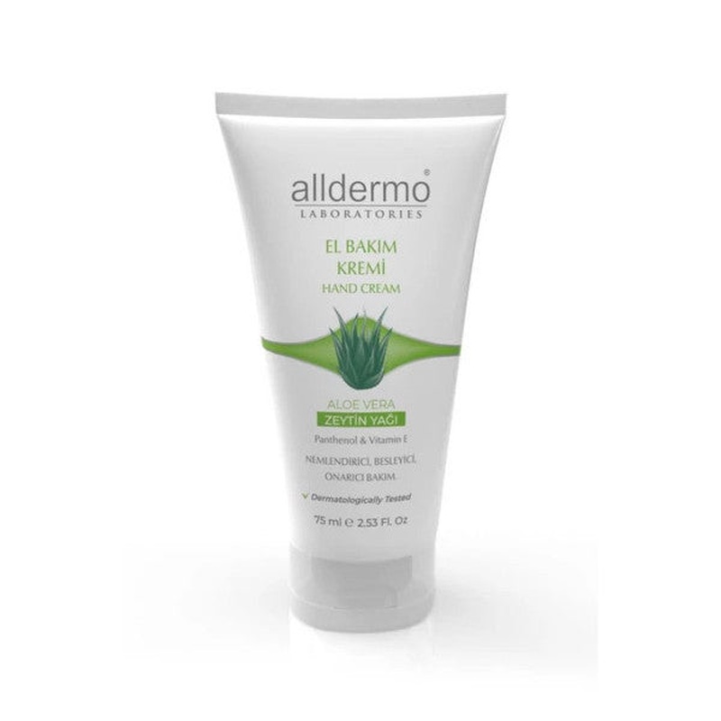 Alldermo Hand Care Cream 75 Ml Aloe Vera - Olive Oil