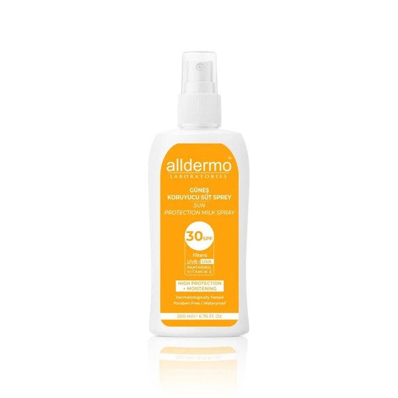 Alldermo Spf30+ Sunscreen Milk Spray 200Ml