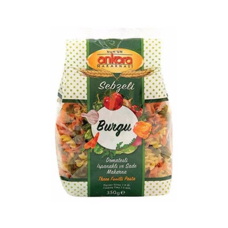 Nuh'un Ankara Vegetable Spiral Pasta 350 Gr