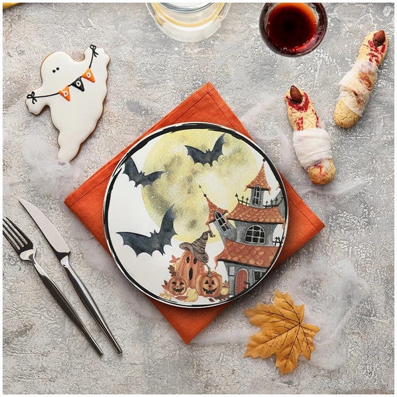 Keramika Keraart Halloween Moon Serving Plate 26 Cm 19947
