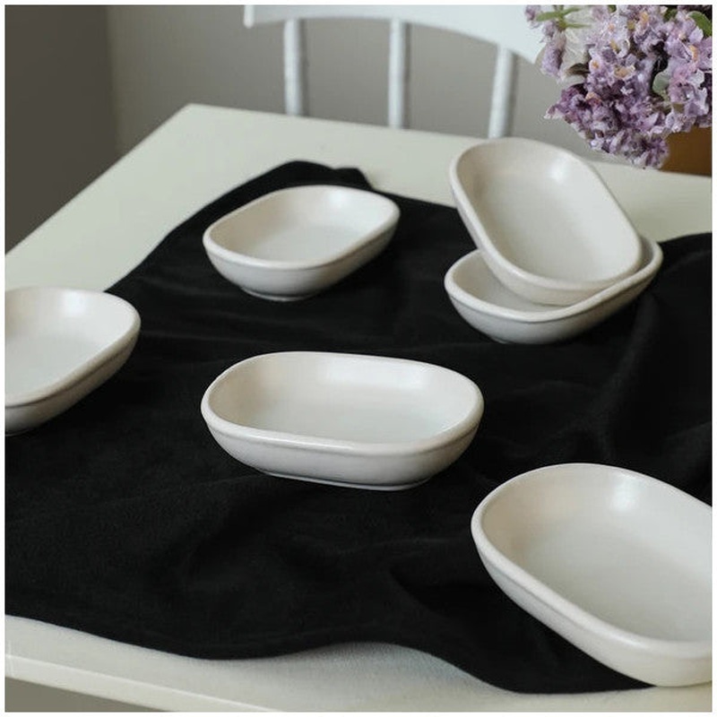 Keramika Matte White Noyan Snack Bowl 11 Cm 6 Pieces 022