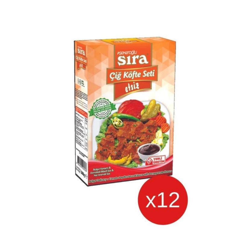 Sra Raw Meatball Set Meatless 12 X 500 Gr (12 Pieces)