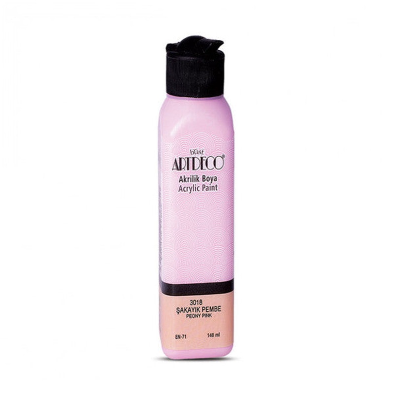 Artdeco Acrylic Paint 140 ML Peony Pink 070R-3018