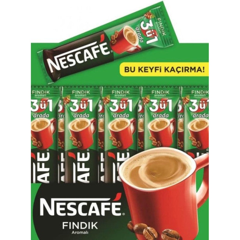 Nestle Nescafe 3 in 1 Hazelnut 48 Pieces 17G Leia Hazelnut 12515292