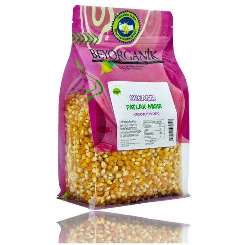 Organic Popcorn 1Kg
