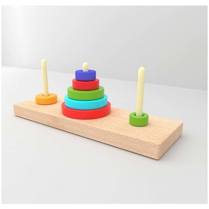 Redka Towers of Hanoi Rd5209 Mind, Intelligence and Strategy Game, Box Game