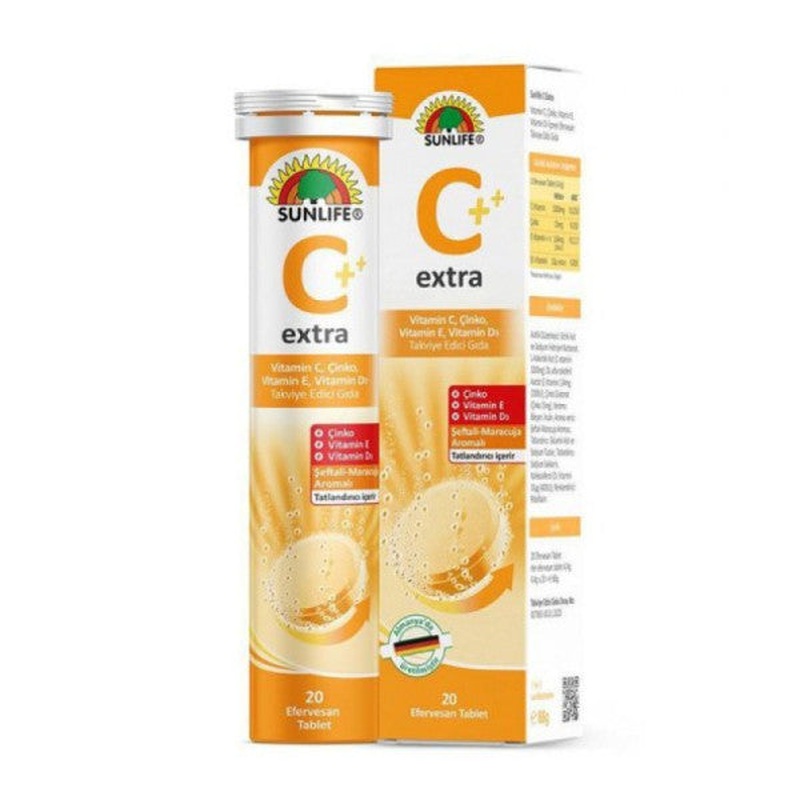 Sunlife Vitamin C Extra 20 Effervescent Tablets