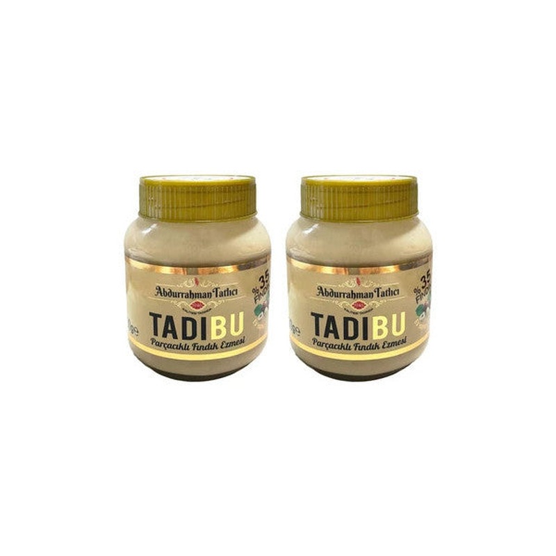 Abdurrahman Tatlc Tadbu Particle Hazelnut Paste 330 Gr 2 Pcs