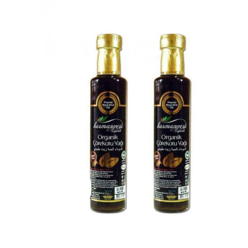 Harmanyeri Organic Black Cumin Oil 2 Pieces X 250 Ml
