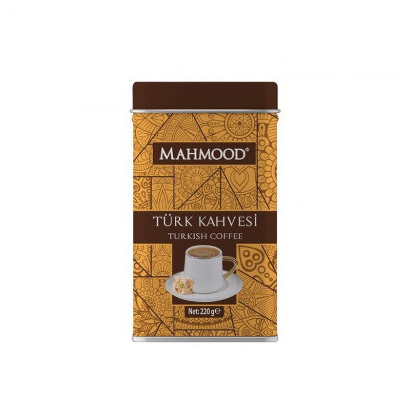 Mahmood Medium Roast Turkish Coffee Metal Box 220 Gr