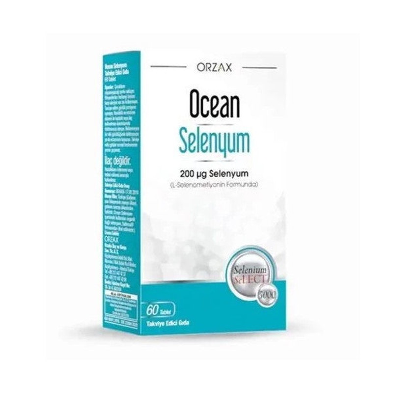 Orzax Ocean Selenium Supplement Food 60 Tablets