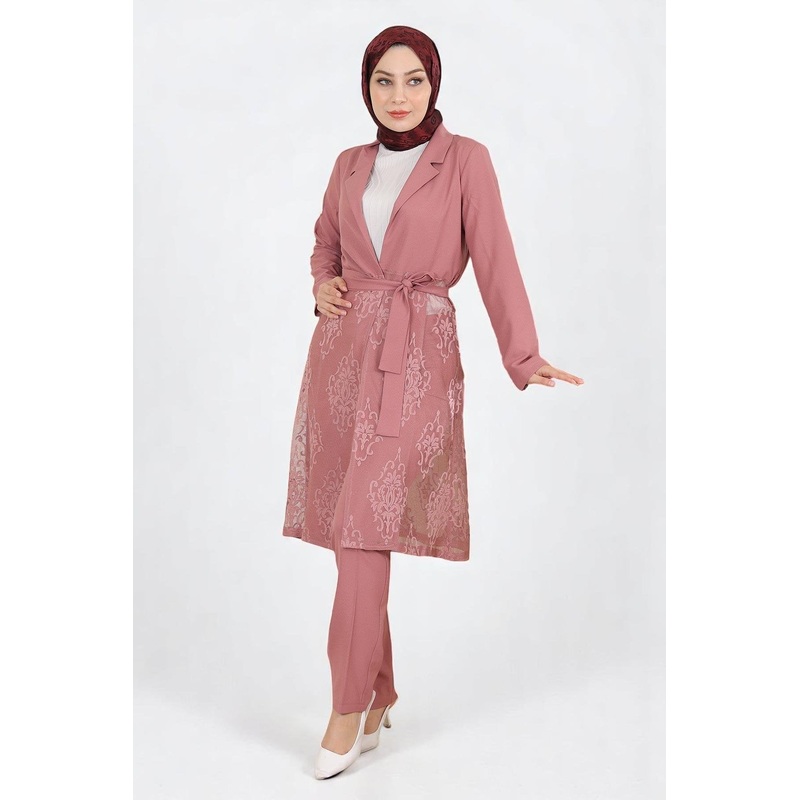 Lace Suit Dusty Rose 9331