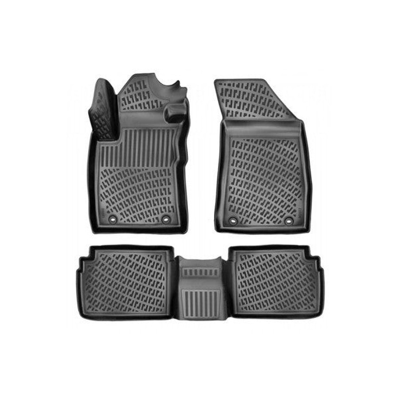 Mg Zs 3D Floor Mat Gasoline Vehicle , 2021 Black Color