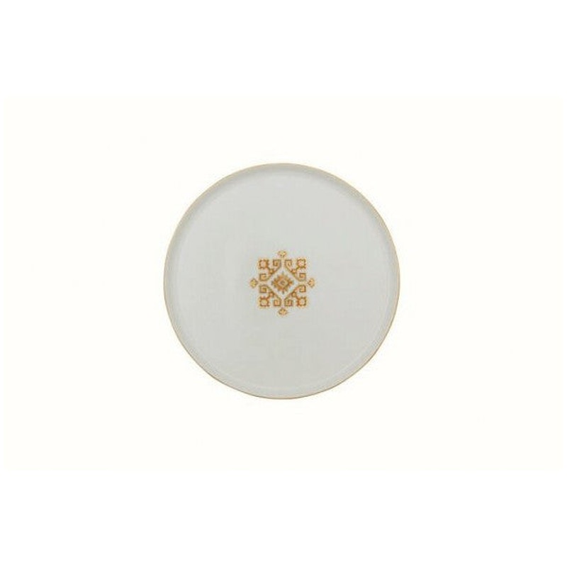 Porland Arabesque Pattern Flat Plate 21Cm