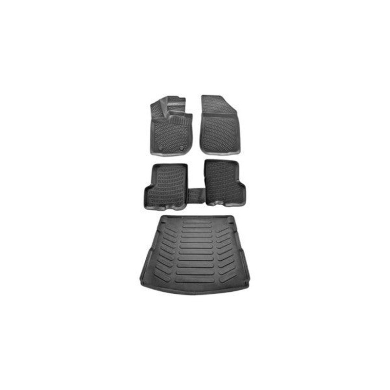 Vw Caddy Combi Mat + Trunk Mat 2004-2010