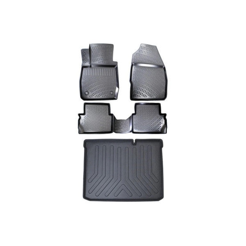 Floor Mats and Cargo Liner for Ford Puma 2020 3D Car Set