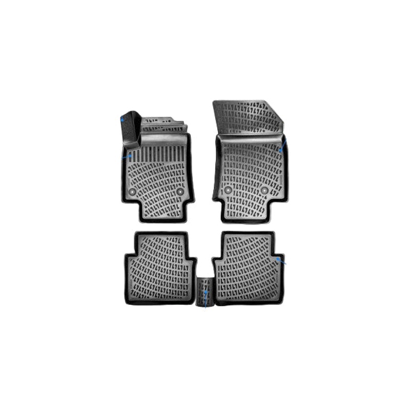 Floor Mats and Cargo Liner for Renault Clio 2 2002 Custom 3D