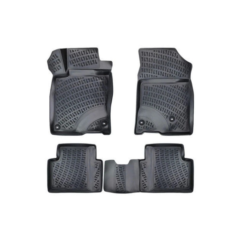 Floor Mats for Honda Civic Sedan 2016  3D Black Floor Mats