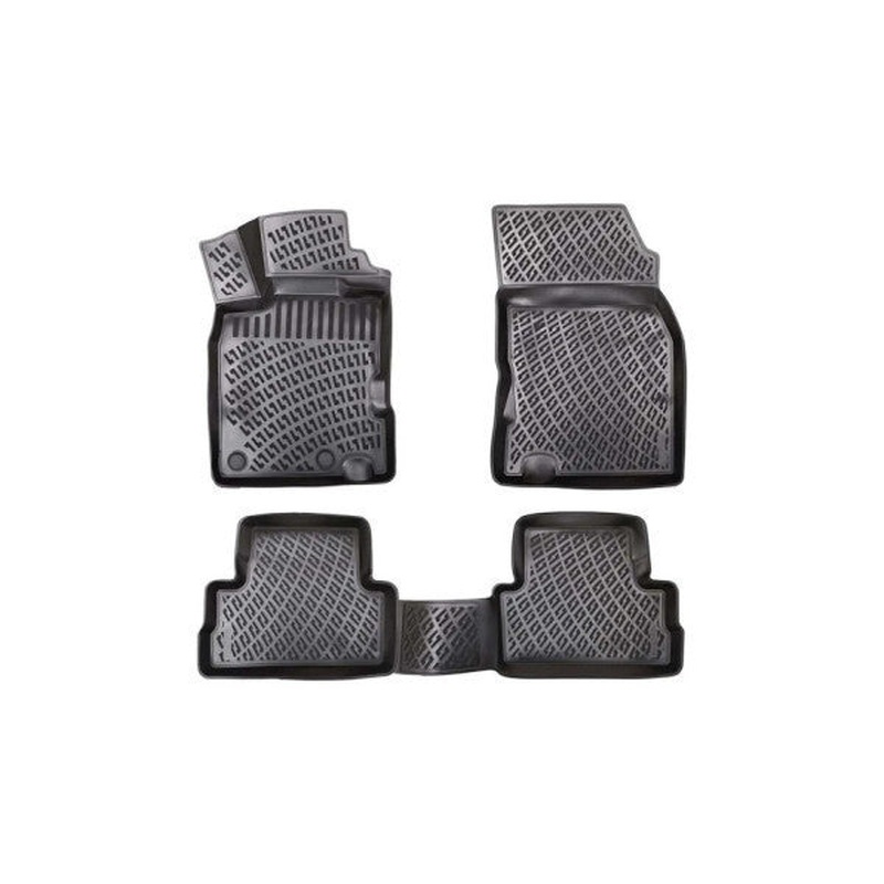 Floor Mats for Renault Clio 2 2004 Custom 3D Floor Mats With Raised Edges