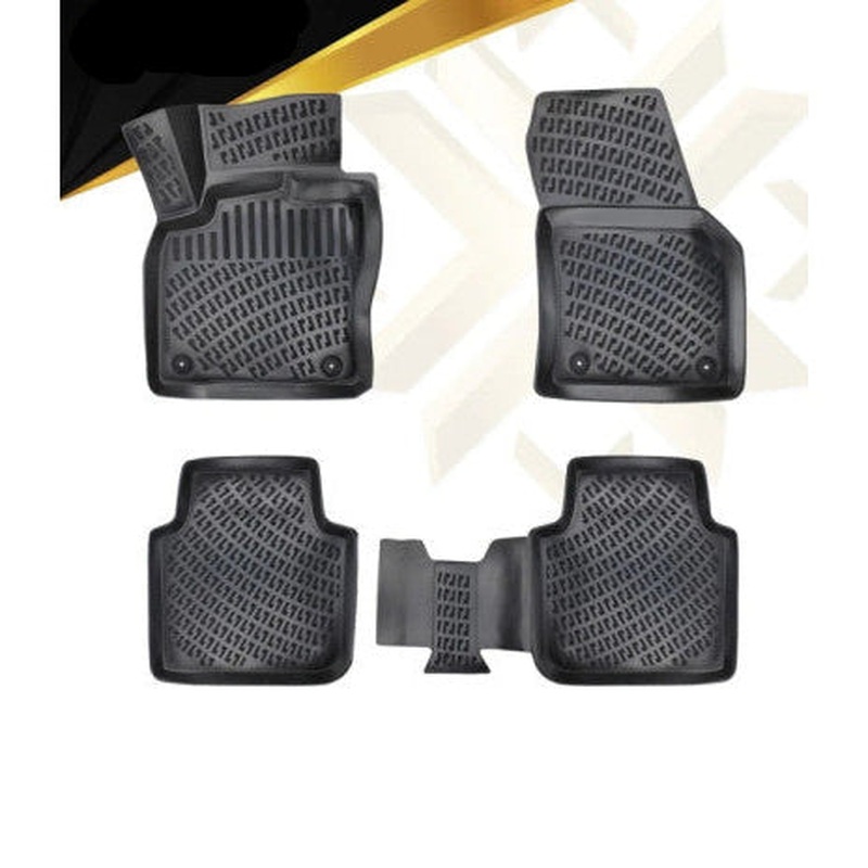 Floor Mats for Volkswagen Tiguan Allspace 2016 or Newer 3D Pool Mat
