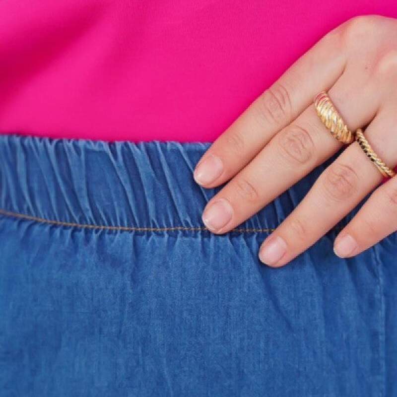 Wide Leg Tasseled Jeans