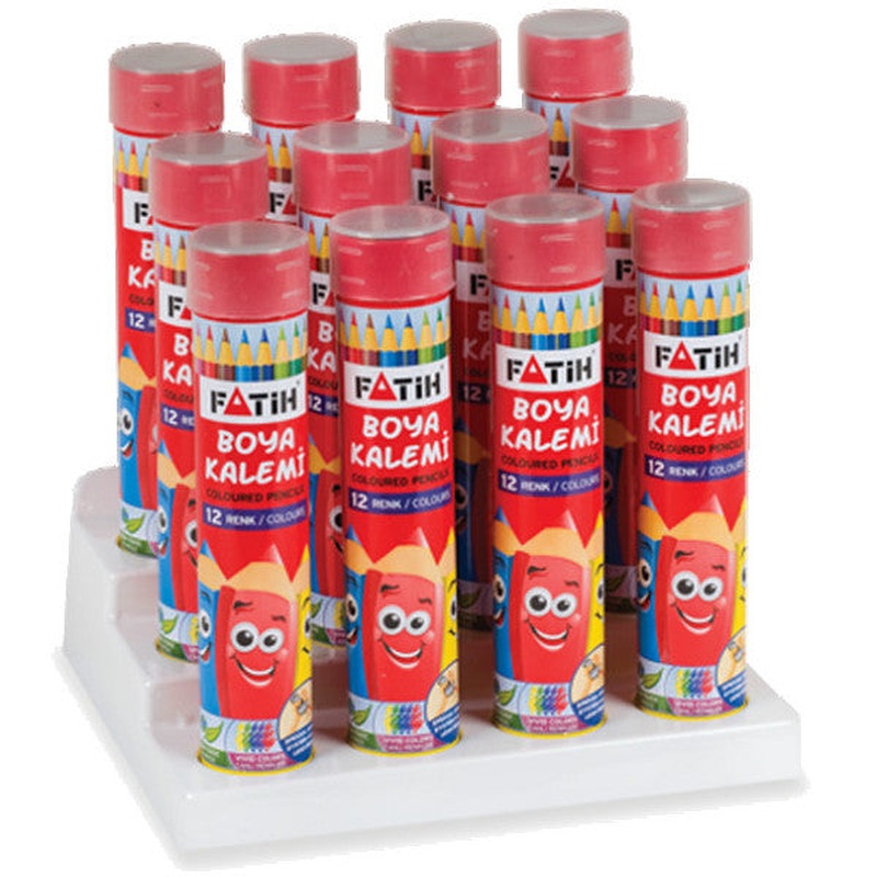 Fatih Dry Paint Metal Tube Box Full Size 12 L 33114