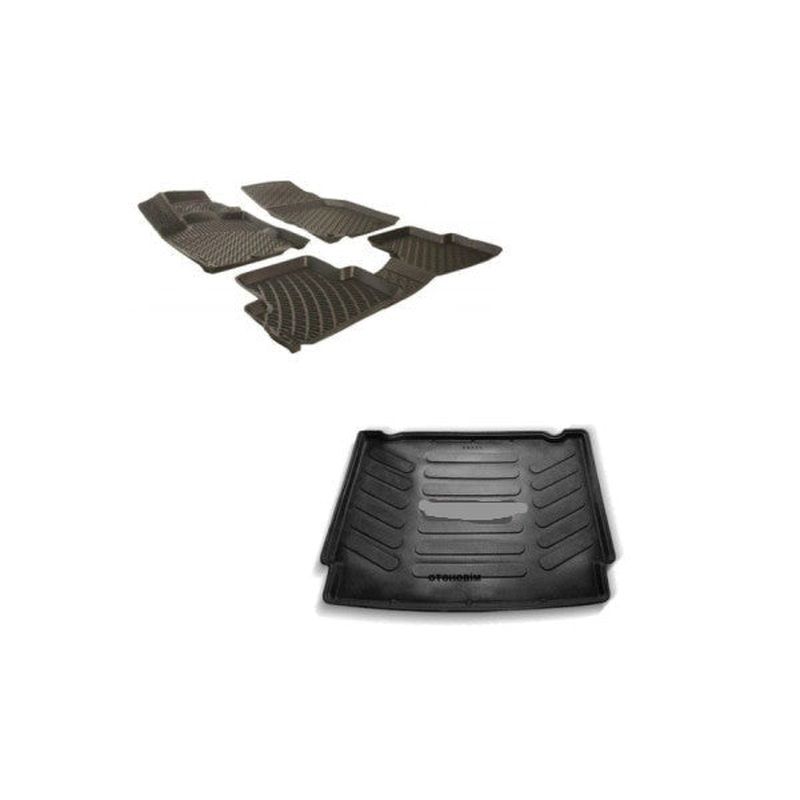 Floor Mats and Cargo Liner for Renault Clio 4 Sedan 2012 or Newer 3