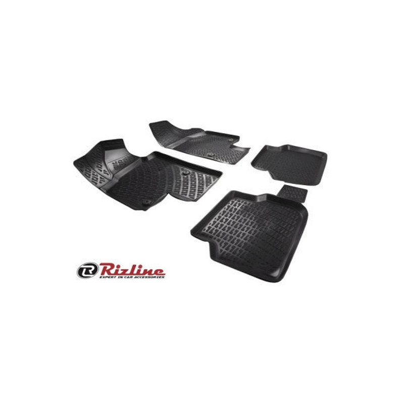 Floor Mats for Volkswagen Golf 8 Automatic Black 3D Floor Mats