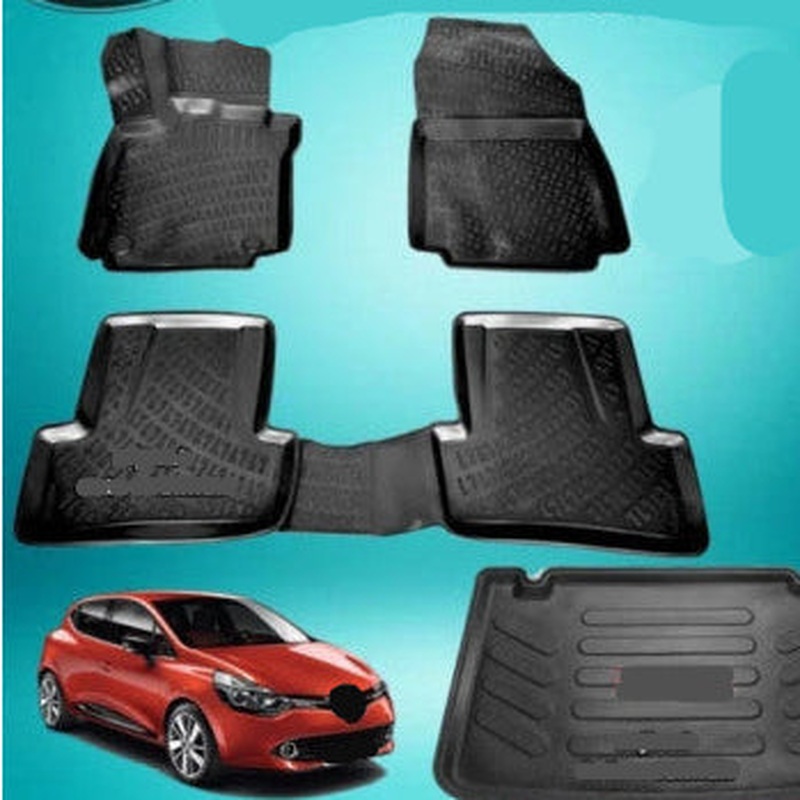 Floor Set and Cargo Liner for Renault Clio 4 Hb 2012-2019 3D