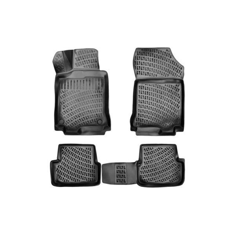 Floor Set for Renault Clio 2 1998-2005 3D Black Mats Set