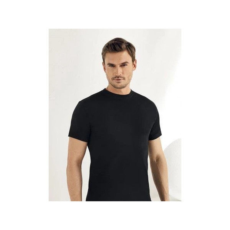 6 Pcs ahinler Men's Short Sleeve Undershirt E004