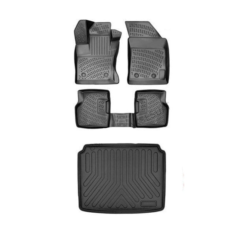 Floor Mats and Cargo Liner for Renault Express Combi 2021 or Newer 3D
