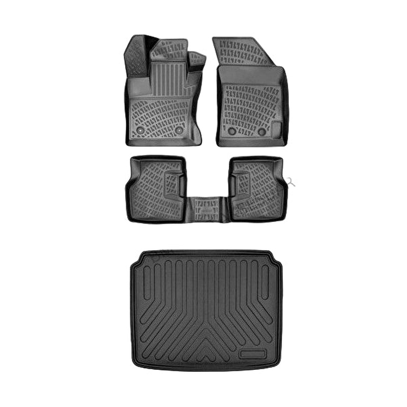 Floor Mats and Cargo Liner for Renault Taliant 2021 or Newer Custom 3D