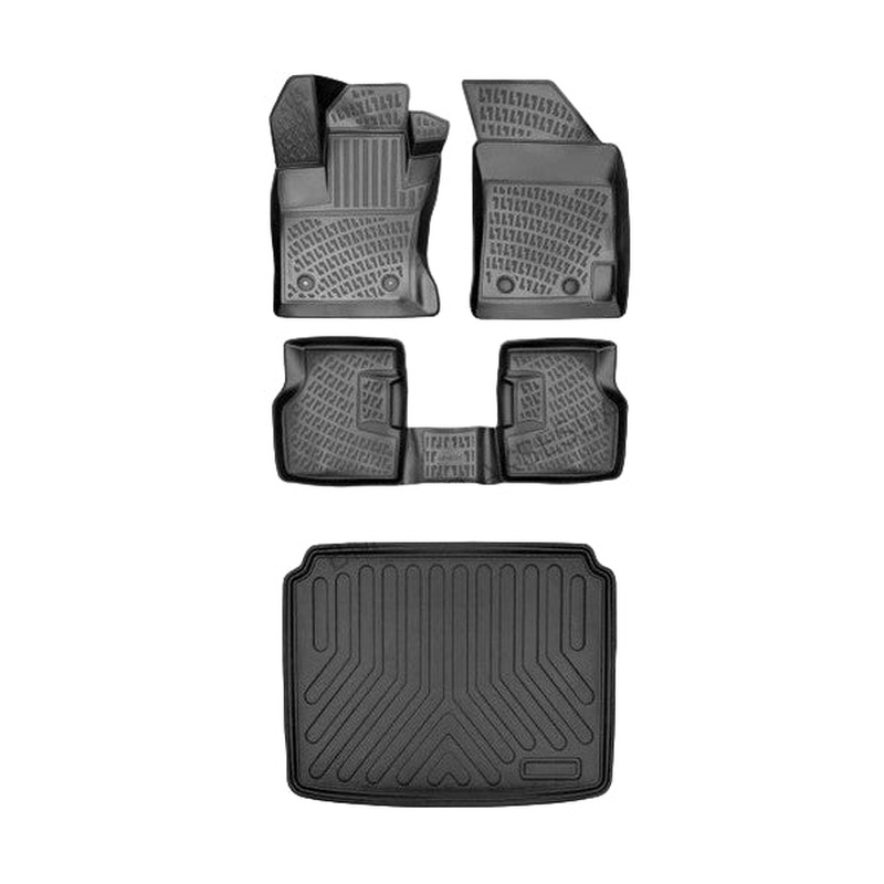 Floor Mats and Cargo Liner for Seat Ateca 4X2 2016 or Newer 3D